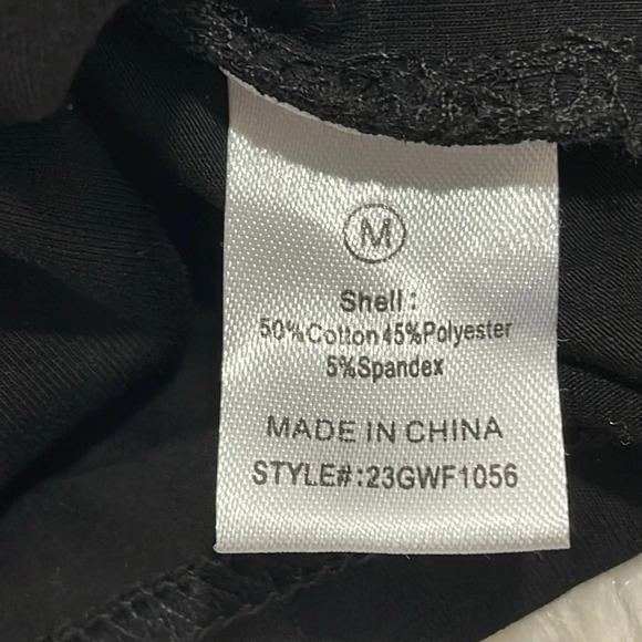 FASHION NOVA Morning Mimosa Crop Top Black Size Medium New - Picture 7 of 9